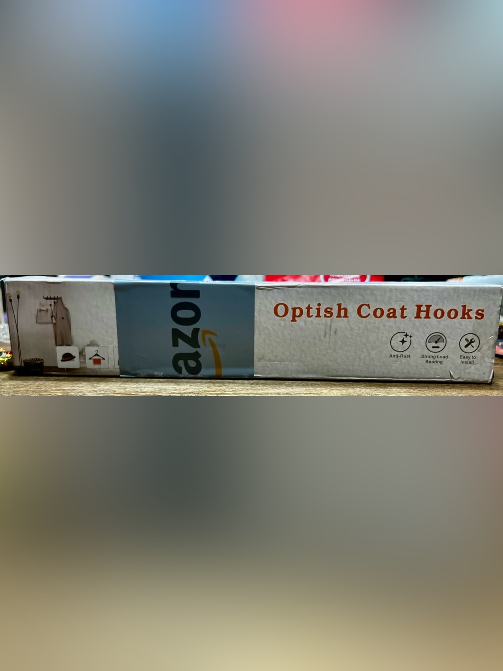 Optish Coat Hooks Set of 2 Racks-Black - NIB - Picture 3 of 5